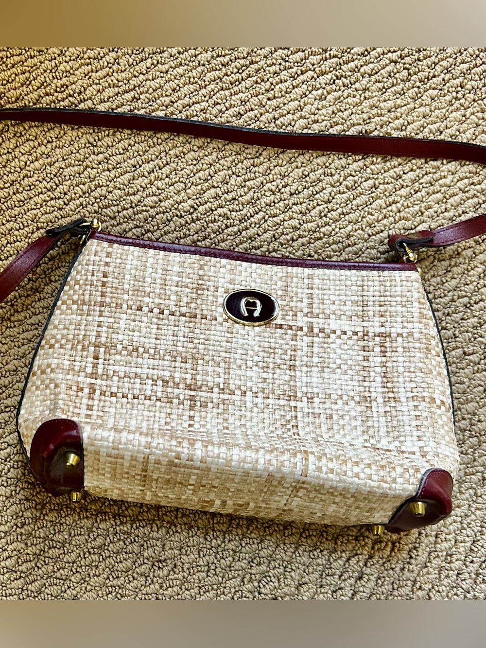 Vintage, Excellent Condition Etienne Aigner Woven Bag